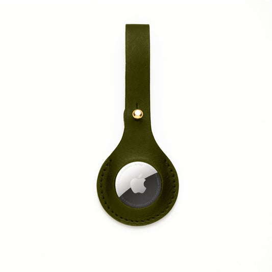 Apple AirTag Leather Luggage Tag